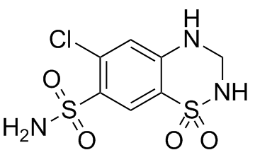 Hydrochlorothiazide                                            DEA controlled substance 58-93-5